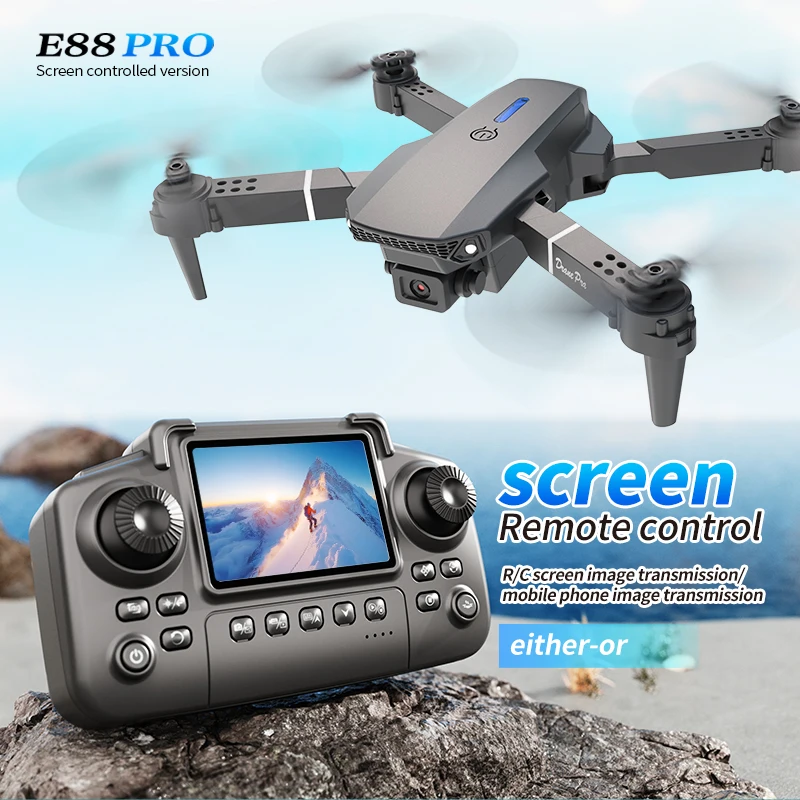 Professional E88 PRO Drone wit – обзор и цена Drone Aerial Photography