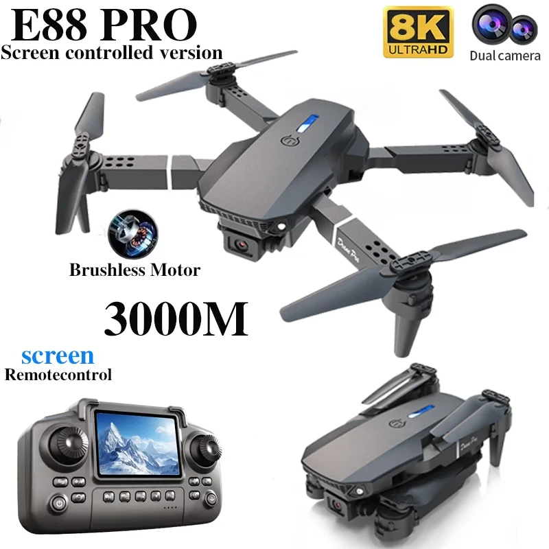 Professional E88 PRO Drone wit – обзор и цена Drone Aerial Photography