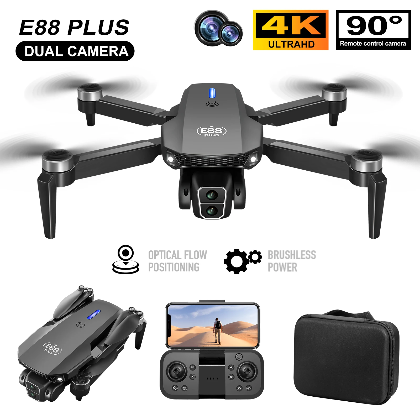New E88 Plus Quadcopter Drone: – обзор и цена Drone Aerial Photography