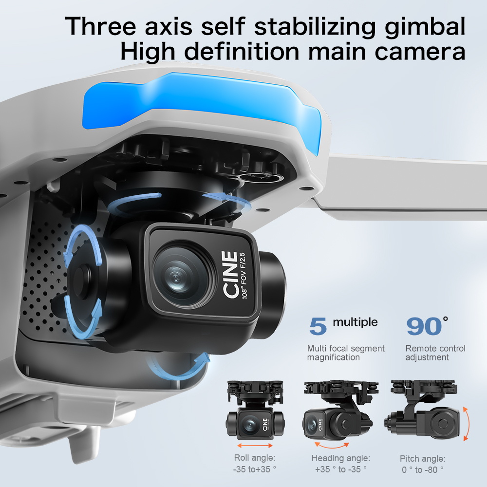S-X1 MAX GPS Drone with 3-Axis – обзор и цена Drone Thermal Imaging