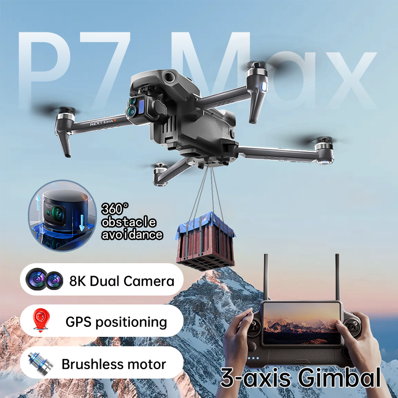 NEW P7 Max Drone 8K Camera GPS – обзор и цена Drone Photogrammetry