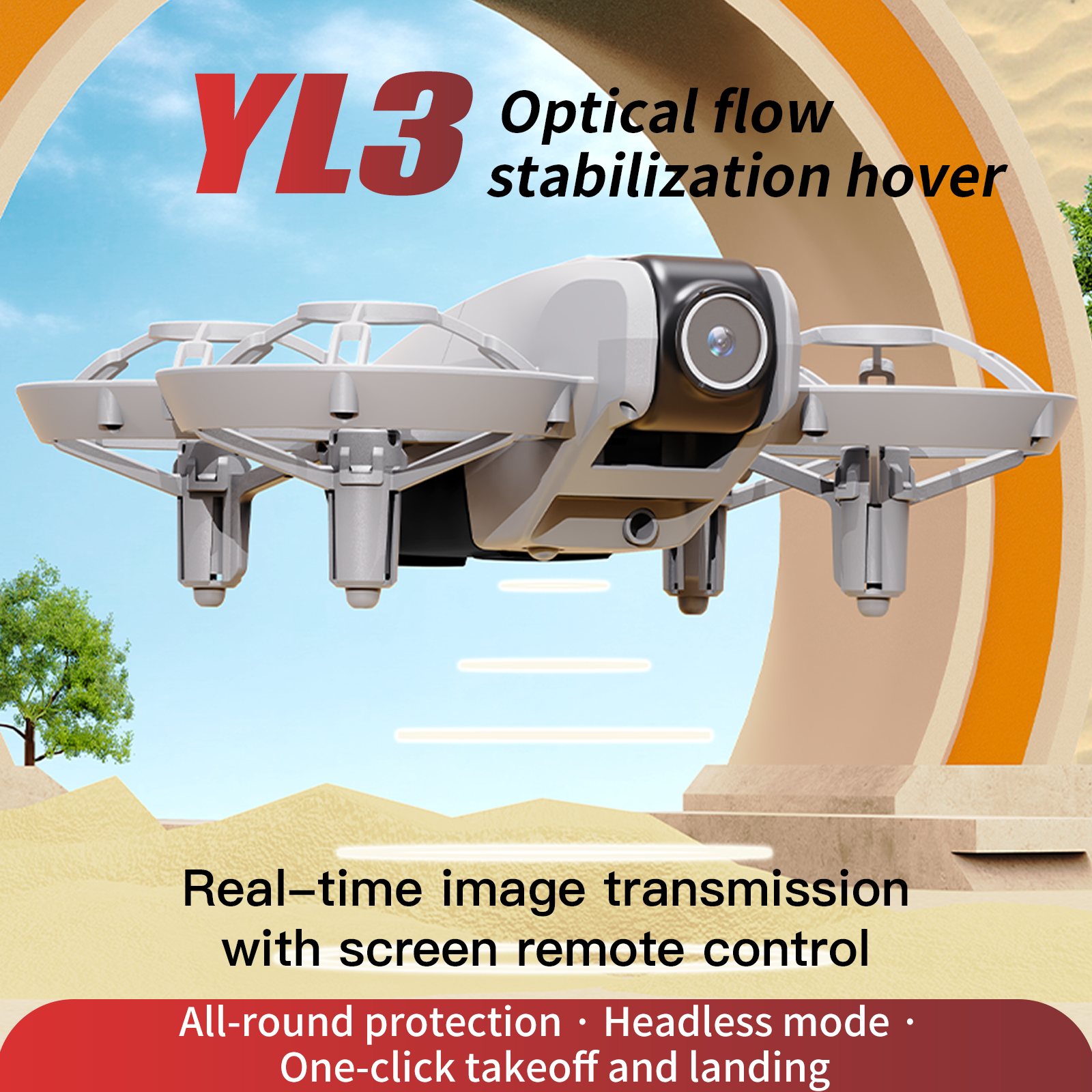 YL3 Remote-Controlled Drone wi – обзор и цена Drone Cinematic