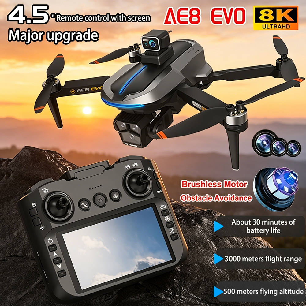 AE8 EVO Drone 4K Professional  – обзор и цена Drone Surveying