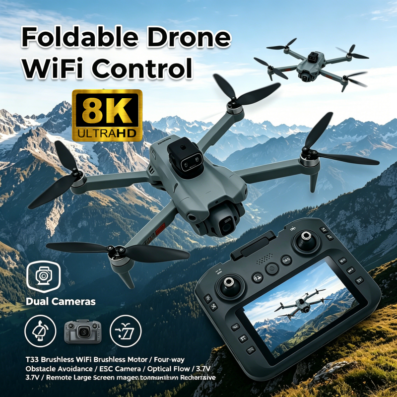 2026 New T33 RC Drone 8K Camer – обзор и цена Drone Mapping
