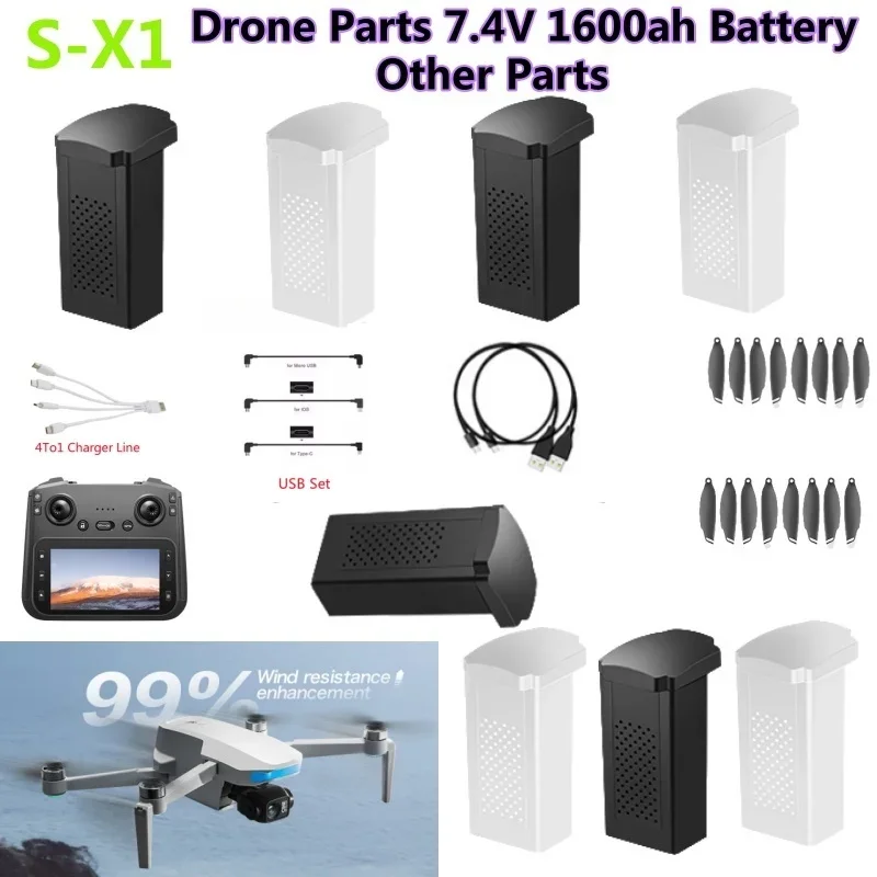 S-X1 MAX GPS Drone Battery 7.4 – обзор и цена Drone Mapping